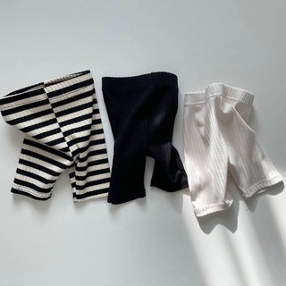 Quần legging lửng ngố bé gái cotton zip đẹp