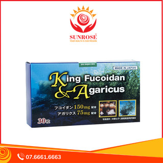 THỰC PHẨM BẢO VỆ SỨC KHỎE  KING FUCOIDAN & AGARICUS 30 viên