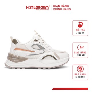 Kaleea - Giày Thể Thao Nữ Phối Màu Đi Êm, Sneaker Đế Cao 4p - T115