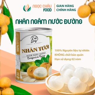 Nhãn tươi ngâm nước đường Asia Home Cát Long 565gr