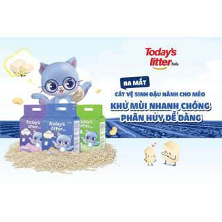 Cát Vệ Sinh Đậu Nành Cho Mèo - TODAY'S LITTER TOFU (7L)