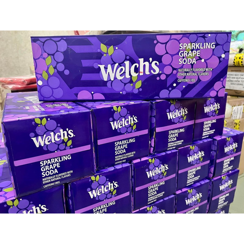 SODA WELCH'S NHO 355ml (12 lon/cây)