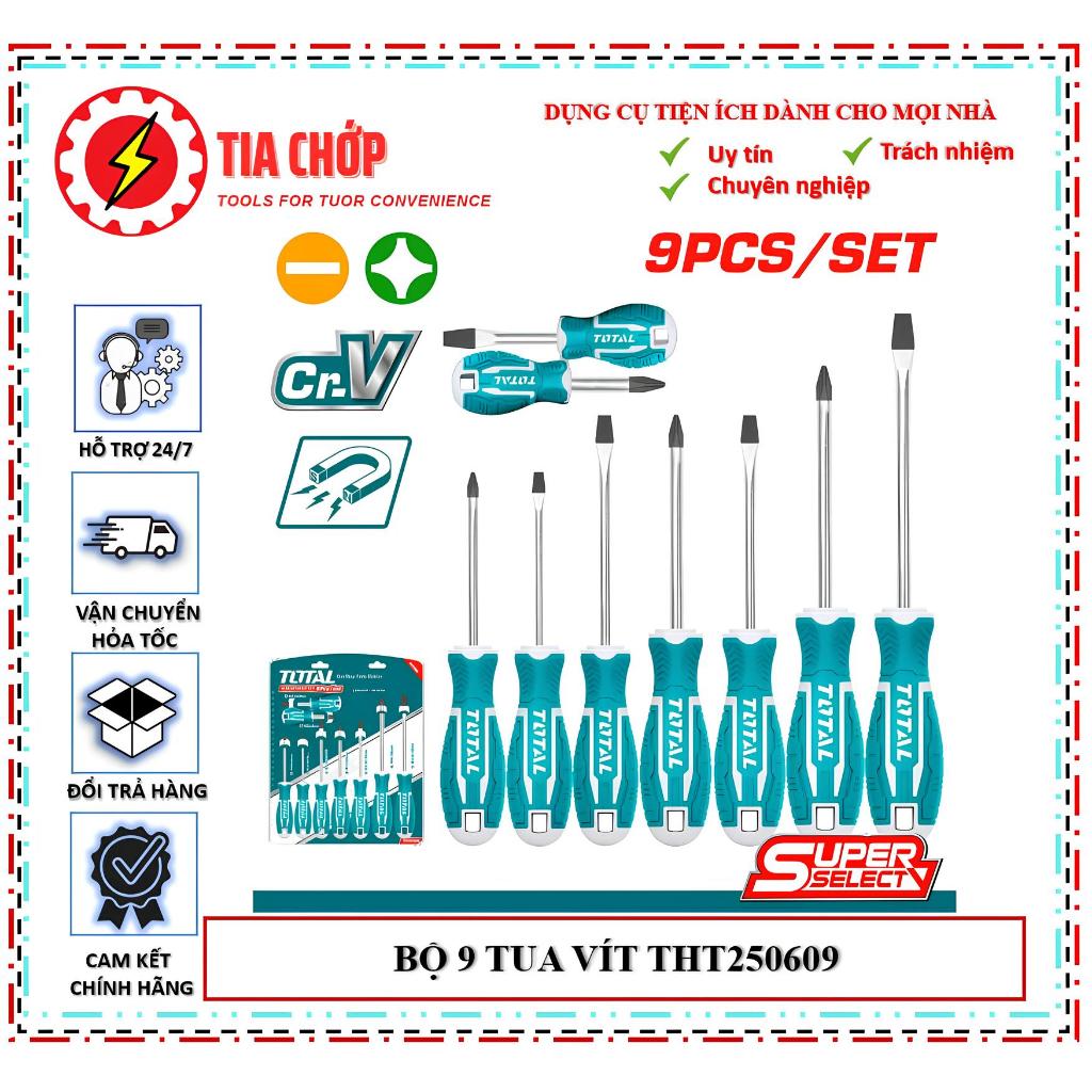 Bộ 9 tua vít dẹp & bake THT250609-Bộ 5 tua vít dẹp & bake THT2506052- Bộ 8 tua vít dẹp & bake