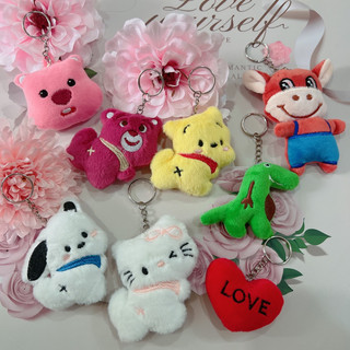 Móc khoá gấu bông mini handmade