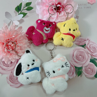 Móc khoá gấu bông mini handmade