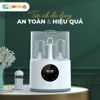 Máy tiệt trùng hơi nước đa năng Goldsun Care GCSD03WH 7 chức năng trong 1,Tiêu diệt đến 99.9% vi khuẩn, chứa 4 bình sữa