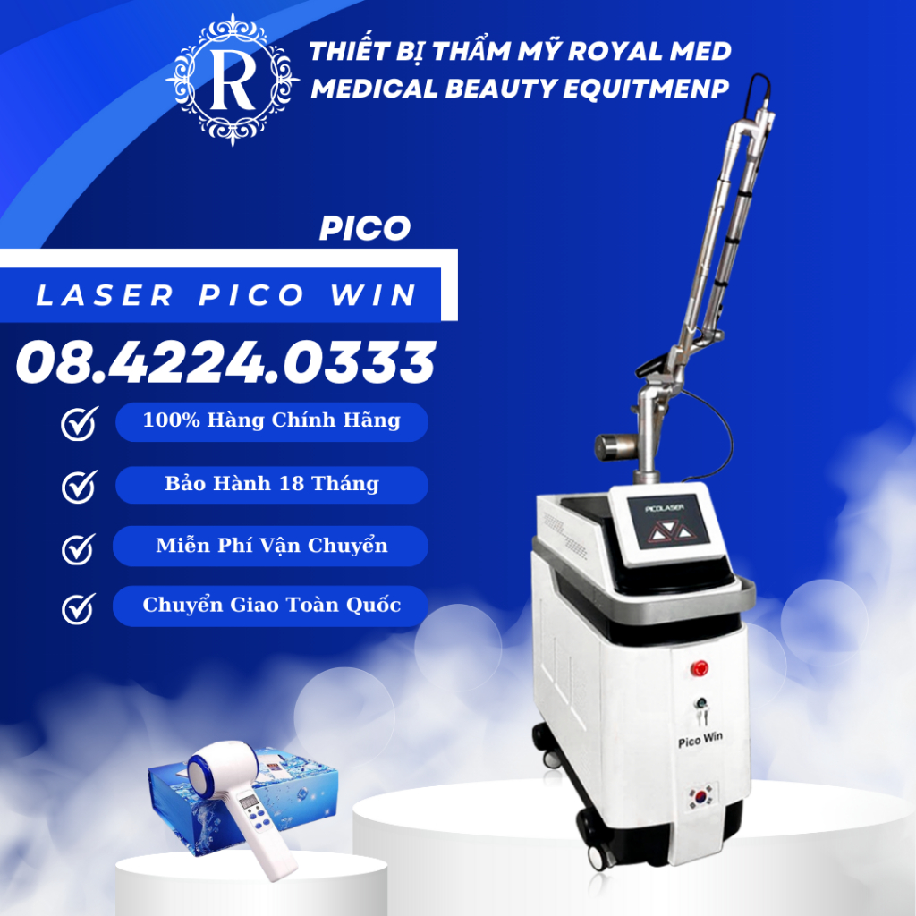 Laser Pico Tech - Máy Laser Xóa Xăm - Máy Trục Khuỷu Xóa Nám Tàn Nhang Laser Pico