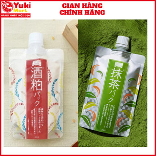 Mặt nạ Trà Xanh và Sake PDC Wafood Made Nhật Bản dưỡng ẩm, ngừa thâm nám, sáng da