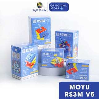 Rubik 2023 Moyu RS3m V5 5 Phiên Bản Magnetic/ Maglev/ Ballcore UV Kèm Đế Robot- Rubik Rs3m V5 Stickerless- Zyo Rubik