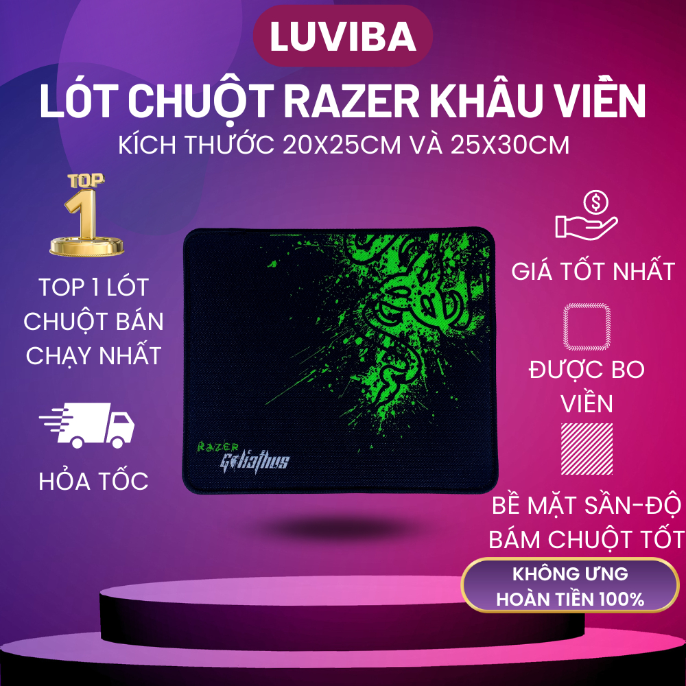 Lót chuột máy tính lớn gaming  kê tay cute LUVIBA LC20