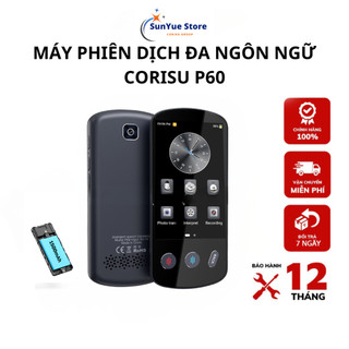 Máy phiên dịch đa chức năng Corisu P60, ghi âm, phiên dịch không cần mạng - Bảo hành 12 tháng