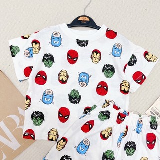 SET 2 BỘ MARVEL HERO TRẮNG ĐEN -A167