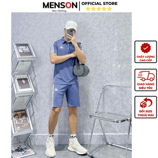 Bộ Adidas nam thể thao mùa hè cao cấp Hàng Hiệu Menson MH4-684 Set thể thao nam cộc tay mặc nhà chất mát nhiều màu 2024
