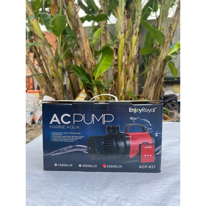 Máy Bơm Enjoy Royal AC PUMP 9000-12000 - 15000 - 20000- 25000 Hồ Cá Koi 10 chế độ chỉnh