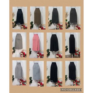 Chân váy công sở dáng bút chì dáng dài