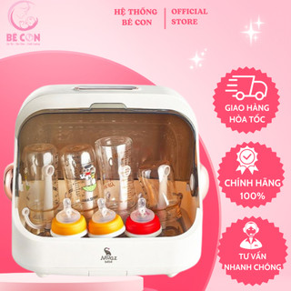Máy úp bình sữa, tiệt trùng sấy khô tia uvc moaz bébé mb – 044