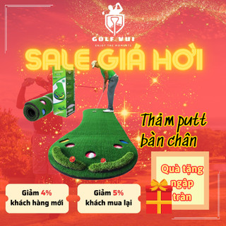Thảm tập golf, Thảm putt bàn chân cao cấp