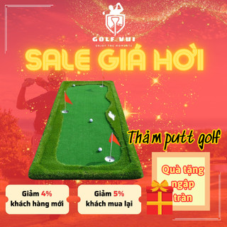 Tập tập golf, thảm tập putt 1.25m x 2.5m