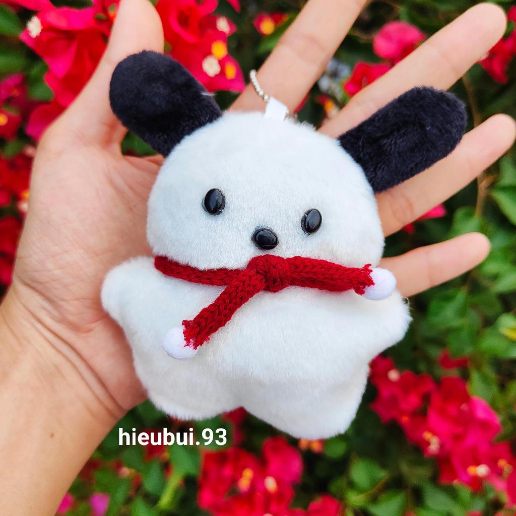 MÓC KHÓA NHỒI BÔNG - DÂY ĐỎ