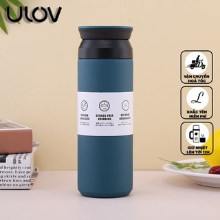 Cốc giữ nhiệt cao cấp phong cách Nhật Bản, có khắc tên, inox 304 chính hãng ULOV BNGNL06
