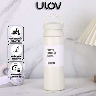 Ly Giữ Nhiệt, Ly giữ Nhiệt Nóng- Lạnh Vaccum Cup Inox 304 Dung Tích 480ML ULOV-BNGNL09