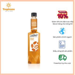 Syrup Davinci Hạnh Nhân Rang (Roasted Almond) - Chai 750 ml