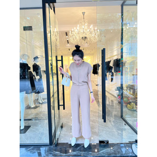 NKN Design - Áo Sát Lách Nữ Màu Beige Thiết Kế Basic Elly top