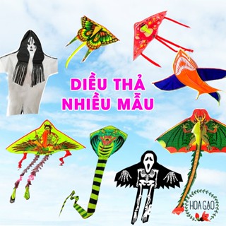 Diều đồ chơi diều cá mập ma nữ rắn rồng diều thả HOA GẠO GDTA diều cho bé diều độc lạ diều thả ngoài trời freeship