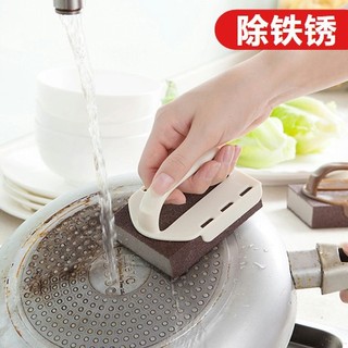 Miếng Bọt Biển Nano Lau Chùi Nhà Bếp Có Tay Cầm 10x7x6cm