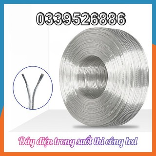 Dây điện vỏ trong suốt dùng để nối dây led neon
