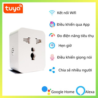 Ổ Cắm Thông Minh Wifi Broadlink SP4L 16A- 3500W Hẹn Giờ Điều Khiển Từ Xa Qua App, Điều Khiển Giọng Nói Qua Google, Alexa