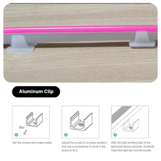 Kẹp cố định led dây Neon 6x12mm