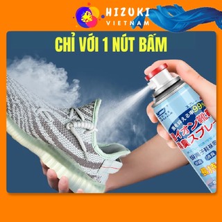 Chai xịt khử mùi giày, xịt khử mùi giày nano bạc