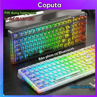 Bàn phím cơ không dây Coputa Bàn phím bluetooth 3 chế độ LED RGB hotswap Aula F98