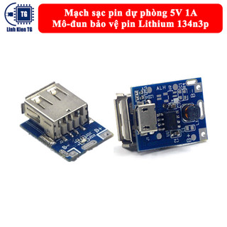Mạch sạc pin dự phòng 5V 1A, Mô-đun bảo vệ pin Lithium 134n3p chuyên dụng chất lượng cao