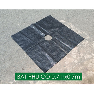 Combo 50 tấm bạt 0.6mx0.6m phủ chống cỏ, có ghim