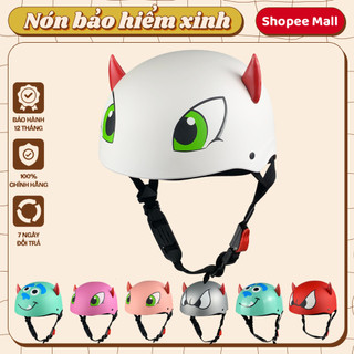 Mũ bảo hiểm nửa đầu sừng thú - VARO - đáng yêu