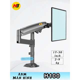 H100 Giá treo màn hình máy tính NB H100 –Tay treo màn hình đa năng -Xoay 360 độ (Màn hình 17-30 inch) [Rẻ Hơn NB F100A]