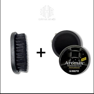 Combo Xi Aromax và Bàn Chải Đánh Giày Cao Cấp