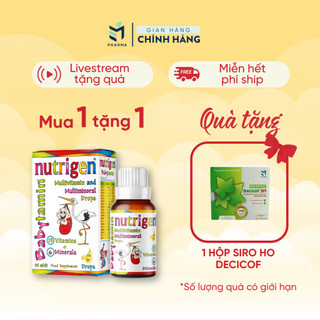 Thực phẩm bảo vệ sức khỏe Nutrigen Babytamin 25ml Chính Hãng
