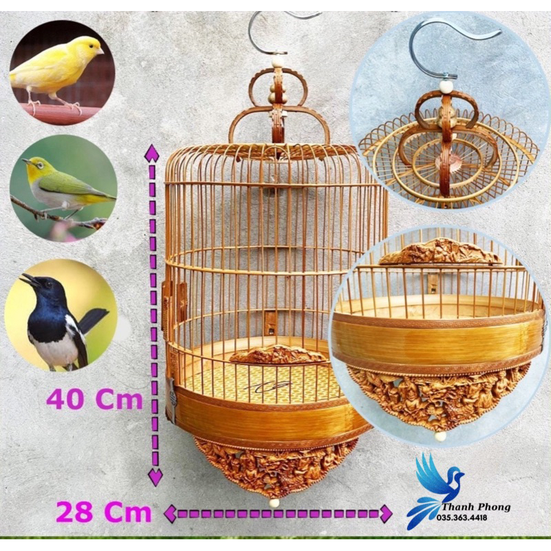 Bird cage, Lồng chim Khuyên - Hoàng Yến - Chòe than, Lồng Chòe - Khuyên (Lồng nuôi chim Khuyên - Hoàng Yến)