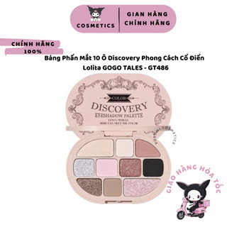  Bảng Phấn Mắt 10 Ô Discovery Phong Cách Cổ Điển Lolita GOGO TALES Color Discovery GT486 - GOGOTALES