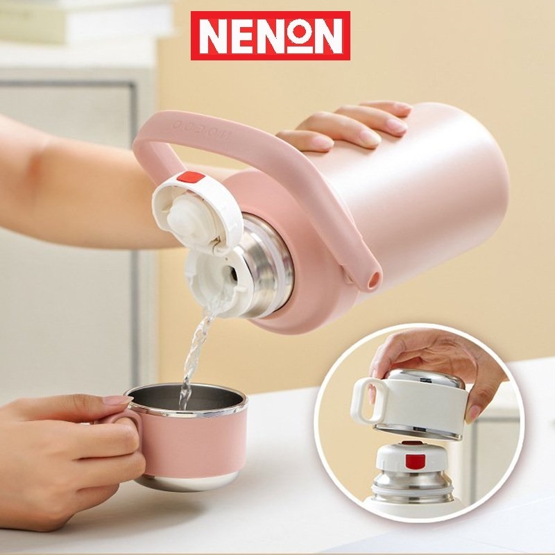 Bình Giữ Nhiệt 1200ml INOX316 Giữ Nhiệt 24h  An Toàn Khi Sử Dụng - NENON | BigBuy360 - bigbuy360.vn