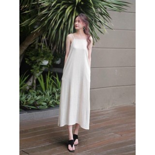 ĐẦM MAXI 2 DÂY CỘT SAU LƯNG