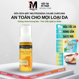 Sữa Rửa Mặt Tạo Bọt NEUTROGENA Tinh Chất Nghệ Tươi Curcuma Clear ( 150ml ) _Bchoice
