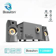 Loa Bluetooth BOSSTON T3500 nghe nhạc, máy vi tính, Laptop, âm thanh sống động.