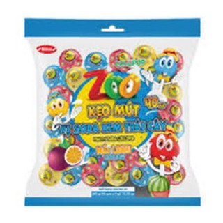 Que kẹo mút zoo hương coca tăng lực soda 40 que