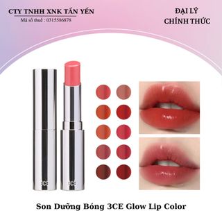 Son dưỡng căng bóng 3ce glow lip color 3g