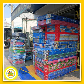 Nệm pe gấp 3 đủ kích thước - nệm gấp giá rẻ - gọn nhẹ