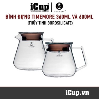 Bình đựng cà phê timemore dành cho phễu lọc v60 | đủ 2 size 360ml và 600ml